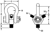 Universal Lift Rings Standard (lbs)